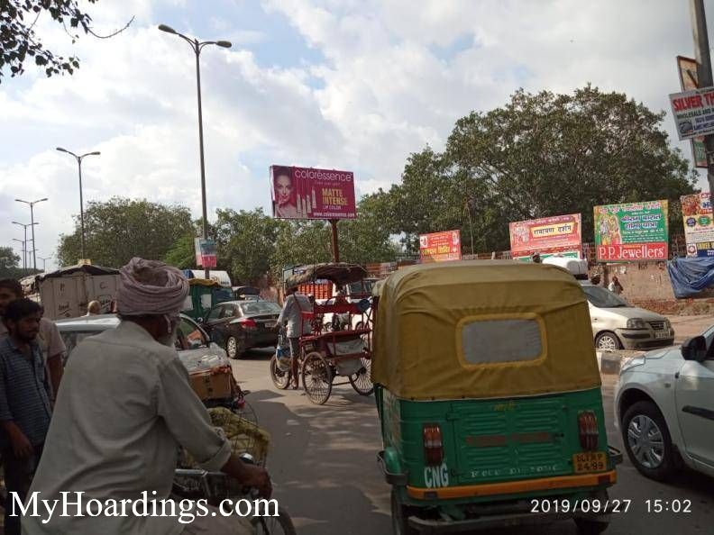 Church Mission Road towards Pili Kothi New Delhi Billboard advertising, Advertising company New Delhi, Flex Banner